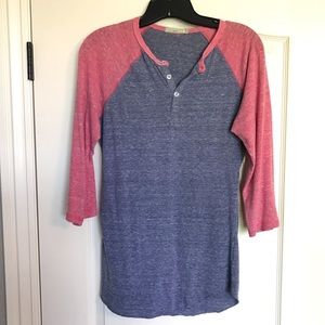 Alternative Earth Raglan 3/4 Sleeve T-shirt